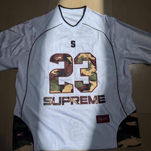 Supreme Perfect Season Football Jersey White Camo